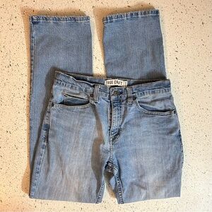 True Craft Faded Light Wash Blue Jeans Relaxed Fit 30x32
